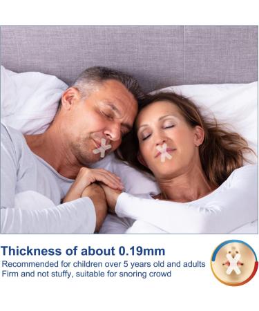 Anti Snoring Patch (120 Pcs) - Gentle Mouth Tape for Adult Snore Stopper and Improved Nighttime Sleeping - Buy Online on GoSupps.com