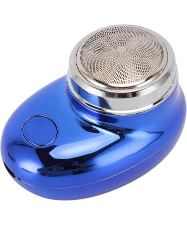 Handheld Beard Trimmer Electric Beard Trimmer Smoothing Cut USB Rechargeable Stainless Steel (Electroplated Blue) - Buy Online on GoSupps.com