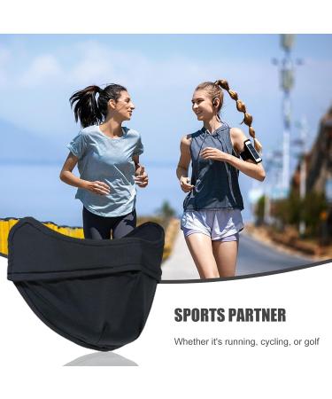 UV Protection Face Cover | UPF 50+ Adjustable Sun Mask for Sports | Washable Black Mask for Hiking & Outdoor Activities - Buy Online on GoSupps.com