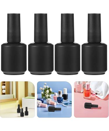 Ipetboom Flacons de Vernis Ongles Vides 15ml en Verre Pinceau Int gr Lot de 10 Pi ces Noir Mat R utilisables pour Gel Huile et Retouche Accessoires Professionnels pour Manucure - Buy Online on GoSupps.com