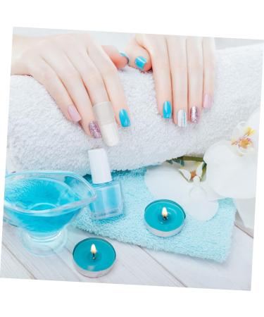 minkissy 20pcs Nail Case Nail Protector Gelt Spar Varnish Polish Remover Wrap Nail Varnish Tip Nail Art Tips Cover Shield Nail Polish Cover Manicure Polish Varnish Protector Nail Polish Tip 4x2cm As Shown - Buy Online on GoSupps.com