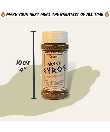 Greek Gyros Seasoning Blend & Rub - Perfect for Kebabs Rotis and Koftes. 60g Shaker. The Authentic Taste of Greek Cuisine. - Buy Online on GoSupps.com