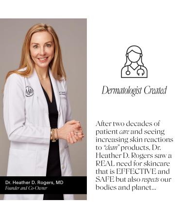 Doctor Rogers Face Wash | Gentle Hydrating Cleanser for Sensitive Dry & Combination Skin | Dermatologist-Created Daily Facial Cleanser | 5 fl oz - Buy Online on GoSupps.com