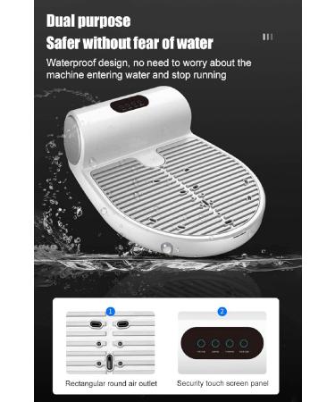 WEVRMQDY LXINDM Electric Full Body Dryer Waterproof Negative Ions Body Hair Heater Blow Dryer with Weighing Scale for Household Bathroom Health Spa Swimming Pool(White) - Buy Online on GoSupps.com