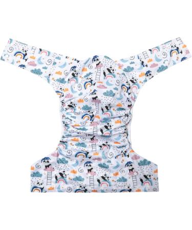 Shop ABDL Diaper - Unisex Panda Printed Super Absorbent & Leak Proof Adult Diaper Cover - International Shipping Available - Buy Online on GoSupps.com