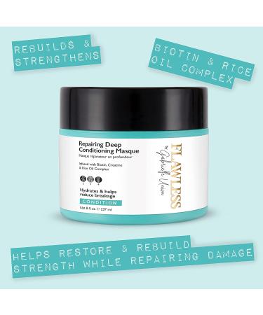 Flawless by Gabrielle Union - Deep Conditioning Mask for Natural Curly Hair 8 OZ - Buy Online on GoSupps.com