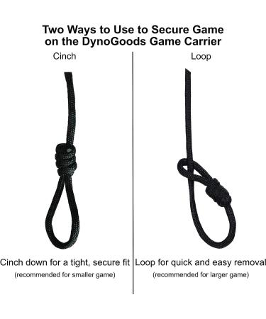 DynoGoods Duck Game Carrier with Slip Knot - 12 Drops, Waterfowl & Goose Hanger - Paracord Bird Tote for Hunting - Buy Online on GoSupps.com