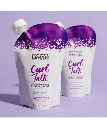 Not Your Mother's Curl Talk Deep Conditioning Curl Masque - 2-Pack, 8.5 oz | Hair Mask for Curly Hair - Hydrating and Nourishing Formula for Natural Curls - Buy Online on GoSupps.com