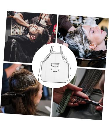 Ipetboom nail polish dress uniform hair dye major white Work baking oil supplies tpu hair stylist apron salon hair stylist apron hairstylist aprons for men decorate man apron bib 74x66cm White - Buy Online on GoSupps.com