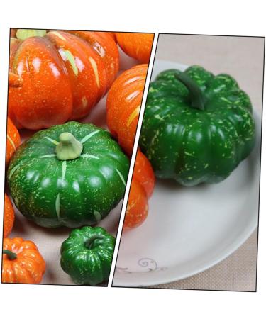 Artibetter 5pcs Simulation Green Pumpkin Thanksgiving Decors Fall Harvest Mini Pumpkins Simulation Lifelike Pumpkins Halloween Supplies Pumpkin Adornment Fall Decor Ornament Foam Fake Pumpkin - Buy Online on GoSupps.com