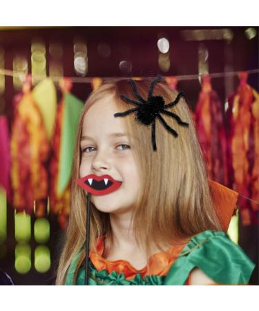 Halloween Hair Clips Halloween Spider Shape Hairpins | Spider Barrettes Halloween Hair Accessories for Family Friends Women Black - Buy Online on GoSupps.com