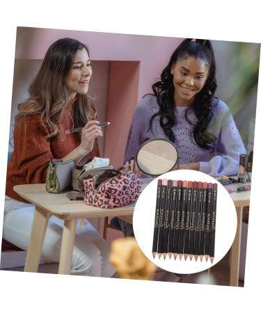 Buy Hemoton 12pcs Lip Liner Set - Waterproof Lip Pencils Makeup Accessories Nude Gloss International Shipping - Buy Online on GoSupps.com