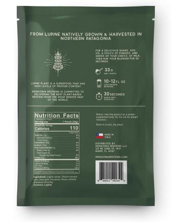 Vegan Protein from Patagonia | Inca Cherimoya | 25g Protein Non-GMO Sugar-Free Gluten-Free | 1 Serving Pack - Buy Online on GoSupps.com