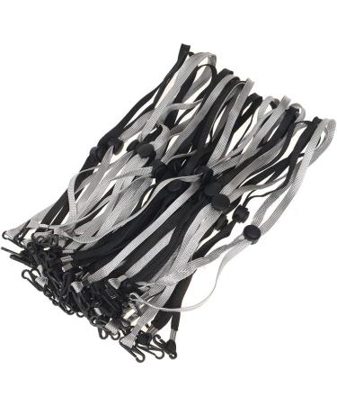 MOTZU Mask Lanyard Necklace Strap - 5 Pieces, Adjustable Extend Ropes with Fastening Cord - Black - Buy Online on GoSupps.com