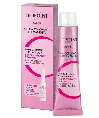 Biopoint Permanent Color Cream 60 ml + 1 ampoule of Hyaluplex Hair Serum 3 ml 73 medium blonde gold
