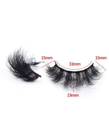 3D Faux Mink Fluffy Eyelashes - 7 Pairs Thick Wispy Long Extension 15-19mm - Reusable Serendipity Life Lashes - Buy Online on GoSupps.com
