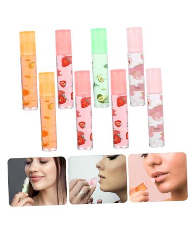 Buy 8pcs Fruit-Flavored Organic Lip Balm & Lip Oil Set | Moisturizing Lip Gloss - International Shipping Available - Buy Online on GoSupps.com