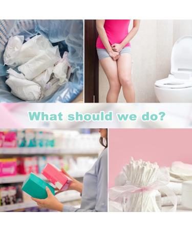 Disposable Sanitary Bags 100 PCS Women Sanitary Disposal Bags Self-Sealing Privacy Protection Disposal of Sanitary Napkins Tampons Incontinence Wipes Green Green 1 count (Pack of 100) - Buy Online on GoSupps.com