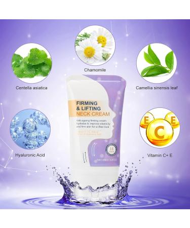Neck Firming Cream Double Roller Anti Aging Nourishing Lifting Moisturizing for Skin Elasticity Rejuvenation with Roller Tightening Serum Face - Buy Online on GoSupps.com
