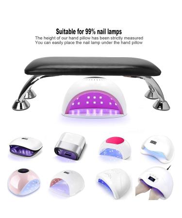 Nail Studio Armrest & Manicure Hand Cushion - Premium PU Leather Nail Art Pillow with Gift Box for Home & Professional Use - Buy Online on GoSupps.com