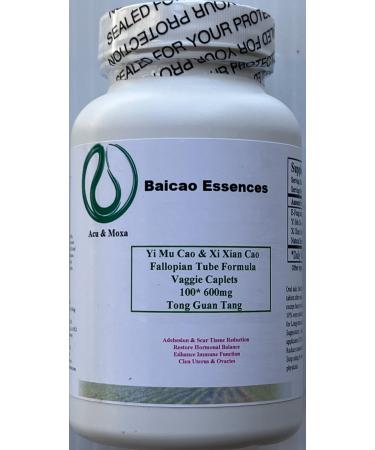 Generic Motherwort Herb & St. Paul s Wort Xi Xian Cao & Yi Mu Cao Fallopian Tube Formula 100 Caplets
