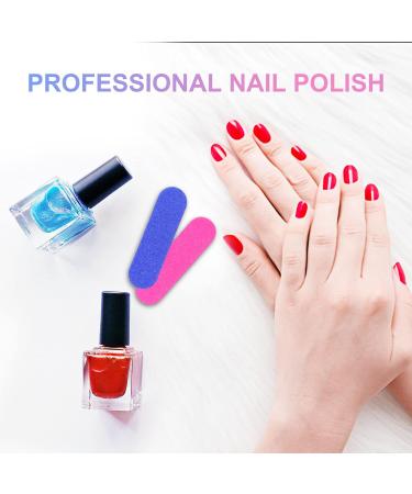 100PCS Nail File Set Disposable Mini Nail File 180/240 Professional Care Mini Nail Files Double Sided Emery Board Buffer Set Grit Double Sided Emery Board for Manicure Nail Studio Home Nail Care - Buy Online on GoSupps.com