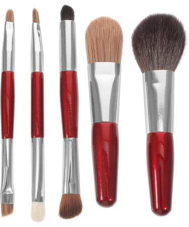 FOMIYES 5 Sets Makeup Brush with Bag Makeup Brush for Women Cosmetics Brush Makeup Blush Applicator Women s Suits Girl's Eyeshadow Brush Aluminum Tube Travel The Face Tool - Buy Online on GoSupps.com