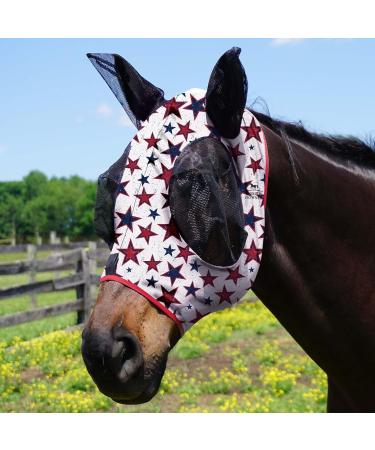 Harrison Howard Stretchy Horse Mask - UV Protection Comfortable & Breathable - Extra Full Size Dream Star for Optimal Horse Care - Buy Online on GoSupps.com