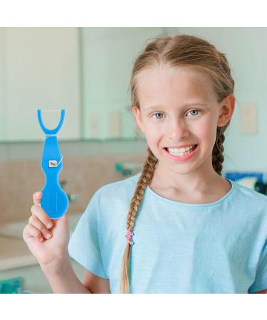MILISTEN Interdental Replacement Floss Holder & Toothpicks | Floss Picks & Toothpick Rack in Blue - Best for Oral Hygiene - Buy Online on GoSupps.com