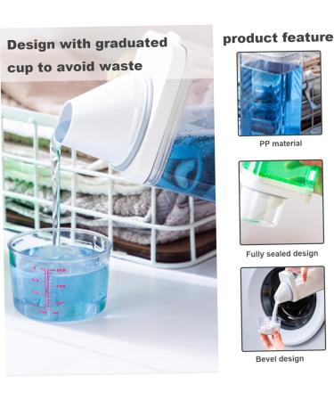 Washing Powder Storage 1900Ml Laundry Detergent Dispenser with Measuring Cup Moisture-Proof Reusable Empty Soap Detergent Box Container Laundry Detergent Storage - Buy Online on GoSupps.com