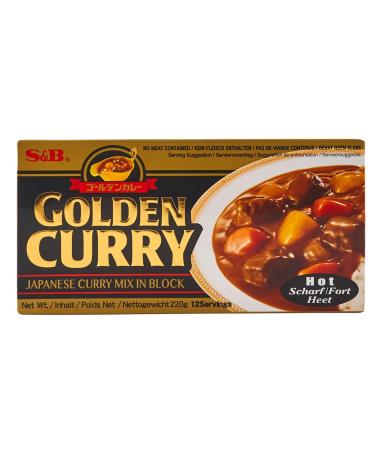 Hot - Golden Curry - Sauce au Curry Epic - Parfaite pour Vos Plats Asiatiques - Compatible avec S&B - 220g