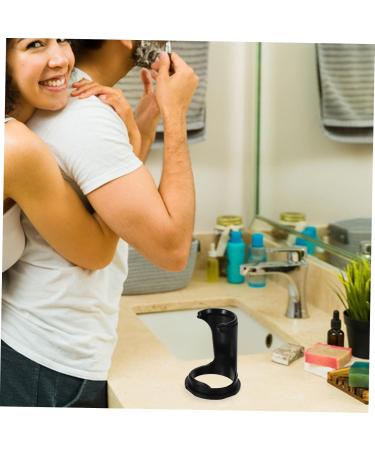 Iwowhero Shaving Brush Holder | Men's Razor Stand & Beard Accessories | Durable Plastic Organizer - Buy Online on GoSupps.com