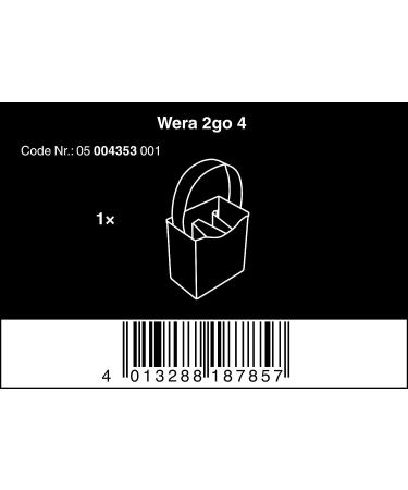 Wera 2go 4 Tool Quiver - Efficient Storage Solution for Tools - Buy Online on GoSupps.com