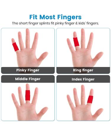Ednyzakrn 10-Piece Finger Protection Bandages for Injury Relief - Stretchy Support for Trigger Finger Arthritis & Swelling - Red Basketball Finger Protection - Buy Online on GoSupps.com