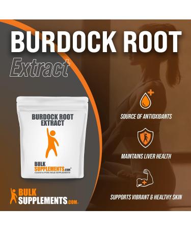 Burdock Root Extract Powder - Liver, Skin & Immune Support - 1000mg per Serving - 250 Servings - Buy Online on GoSupps.com