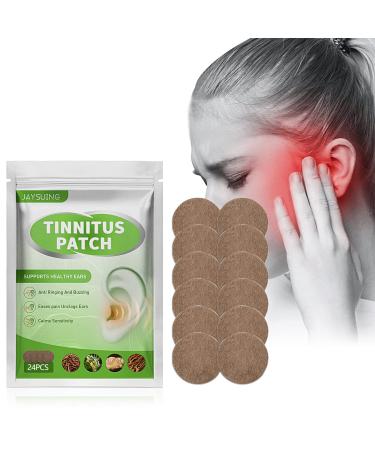 Tinnitus Relief Patches Ear Patches for Tinnitus Tinnitus Patch Carsickness Patch All Natural Patch Boost Blood Circulation (24 PCS) 12pcs