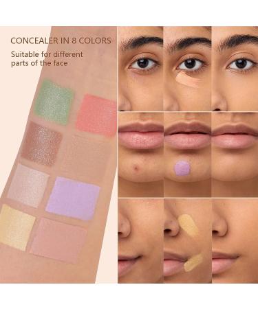 DAGEDA 3-in-1 Contour Palette with Concealer, Contour, and Face Powder - Waterproof, Long Lasting, and Natural Finish for Women - Buy Online on GoSupps.com