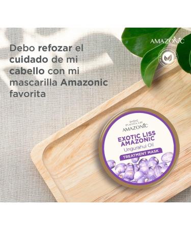 Placenta Life Amazonic Exotic LISS Mask - Deep Moisturizing & Anti-Frizz Treatment with Ungurahui Oil | 350g - Perfect Smooth Hair - Buy Online on GoSupps.com