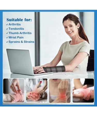 Tunnel Wrist Brace - Adjustable Support Splint for Men & Women | Maximum Comfort for Tendonitis Arthritis Sprains | Left & Right Hand - Buy Online on GoSupps.com