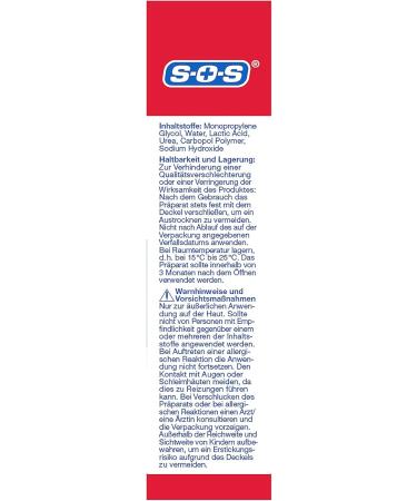 SOS Anti-Foot Mushroom Gel 30ml - Effective Fungus Treatment & Wound Healing Solution | Monthly Packaging - Buy Online on GoSupps.com