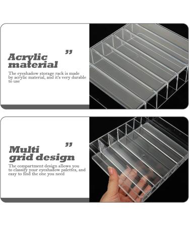 Beaupretty Acrylic Makeup Organizer - Stylish Eyeshadow Storage Box & Cosmetics Stand for Palettes Lipsticks | International Shipping - Buy Online on GoSupps.com