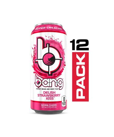 VPX Bang Energy Drink - Strawberry Flavor | Pack of 12 | Boost Energy & Focus - Buy Online on GoSupps.com