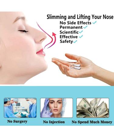 Toulifly Nose Shaper 2PCs - Silicone Nose Clip & Lifter for Fashionable Shaping Smoothing Beauty Tools for a Perfect Nose - Buy Online on GoSupps.com