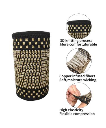 Wrist Compression Sleeve - Premium Support Bands for Carpal Tunnel & Fitness | Unisex Wrist Brace for Sports & Workout - Buy Online on GoSupps.com