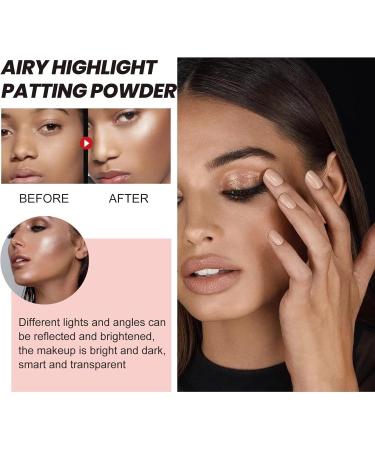 Pat Powder Highlighter Lightweight Highlighter and Natural Highlighter Dimensional Finishing Powder (02#Pink) - Buy Online on GoSupps.com