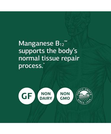 Standard Process Manganese B12 - Whole Food Hemoglobin, Antioxidant, Vitamin B12 - 90 Tablets - Buy Online on GoSupps.com