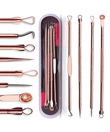 2023 Newest 4pcs Blackhead Remover Pimple Comedone Extractor Kit  Effective Acne Removal Tool  Treatment for Blemish  Whitehead Popping Tools Kit.