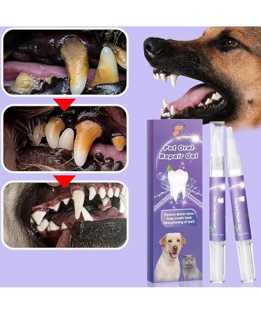 Pet Oral Repair Gel Pet Oral Restoration Gel Pet Teeth Repairing Kit Pet Teeth Whitening Pen Pet Breath Freshener Keep Your Pet Oral Healthy (3PCS) - Buy Online on GoSupps.com