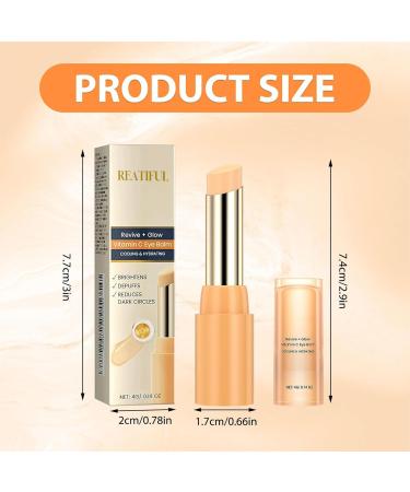 2PCS Revive Glow Vitamin C Eye Balm Vc Anti-Wrinkle Eye Serum Oil Reducing Dark Circle Hydrating Eye Cream Improve Dark Circles Reduces Puffiness (2pcs) - Buy Online on GoSupps.com