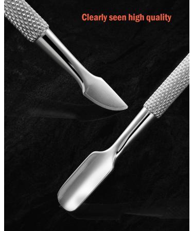 Bezox Nail Shaver & Polish Scraper - Professional 2-in-1 Double-Sided Nail Slide & Stainless Steel Sub-Nail Cleaner - Buy Online on GoSupps.com